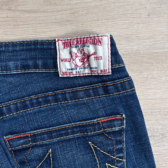 True Religion Dark Blue Straight Leg Capri - Picture 5 of 5